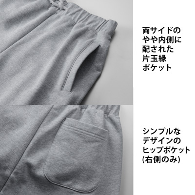 10.0オンス スウェット パンツ(裏パイル)(裾シャーリング)
