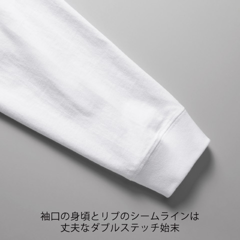 5.6オンス ビッグシルエット ロングスリーブ Tシャツ(1.8インチリブ)
