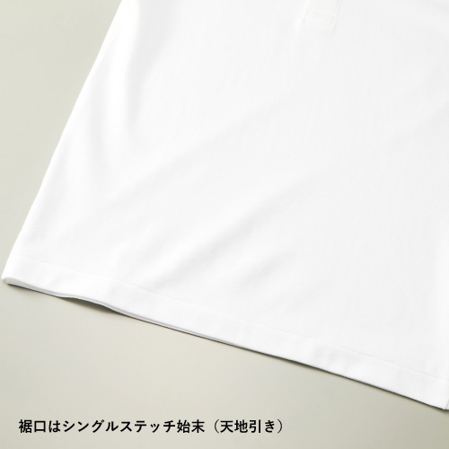 6.0オンス ヘヴィーウェイト コットン ファイン カノコ ポロシャツ