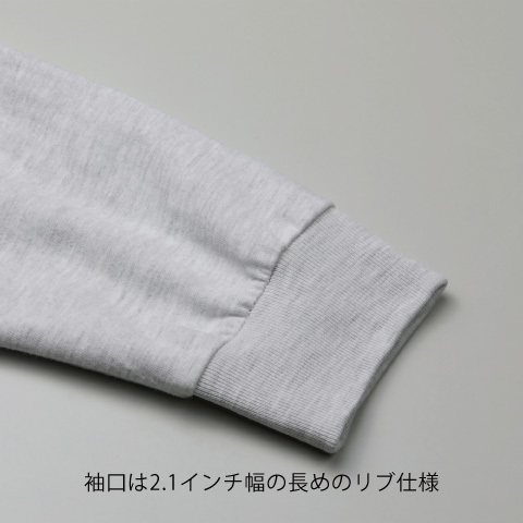 6.2オンス プレミアム ロングスリーブ Tシャツ(2.1インチリブ)