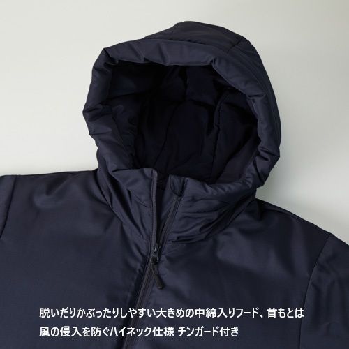 インサレーテッド フルジップ パーカ(中綿入)