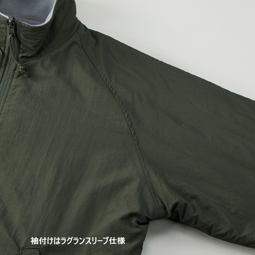 シェル フリース リバーシブル スタンド ジャケット