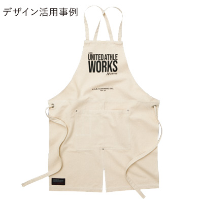 ウォッシュ キャンバス&ツイル エプロン(クロスタイプ)
