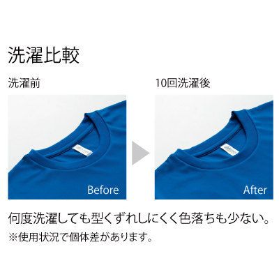 4.4オンス ドライTシャツ<6L〜>